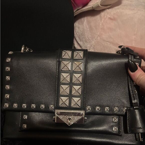 Michael Kors Studded Crystal Crossbody - Picture 1 of 10